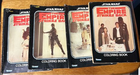Star Wars Empire Strikes Back Coloring Books Set of 4