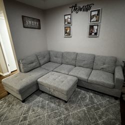 Couch w/ ottoman