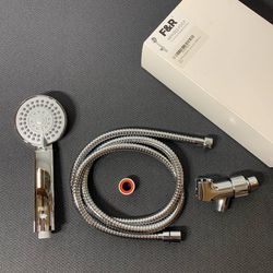 F&R 3.3" High Pressure Handheld Shower Head with 3 Spray Settings Shower Handle