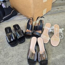Woman Heels  Size 5  2new Pair And Other 2 Used 1or 2