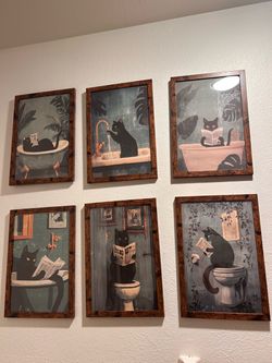 8x11 cats with frames