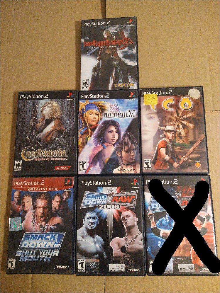 PS2 Games Various Available