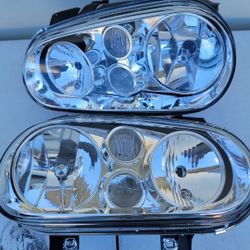 99-06 Volkswagen Golf 99-02 Cabrio Headlights Luces Micas Calaveras Faros Faroles Focos