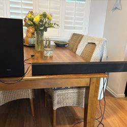 Samsung Sound Bar And Subwoofer (Free Beats Headphones)