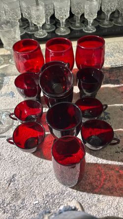 Oxblood Red Vintage Drinkware