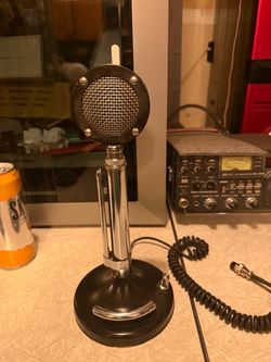 Astatic D-104 Crystal Desk Mic — The Lollipop, Working