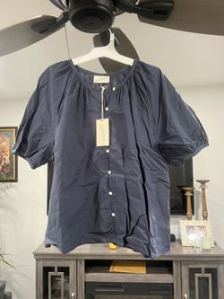 Navy Blue Women’s Blouse