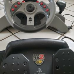 Digital Mad Catz racing Analog Steering Wheel & Pedals for Sale in
