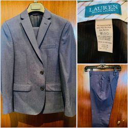 Ralph Lauren Boys Suit/ 14R/ Cobalt Blue/ Gently Worn/ $45