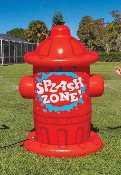 Inflatable water, fire hydrant