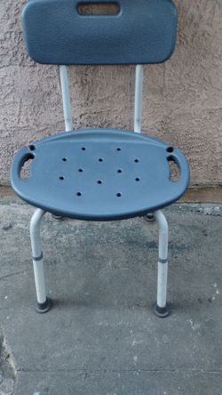 Shower Chair with Back and Handles
