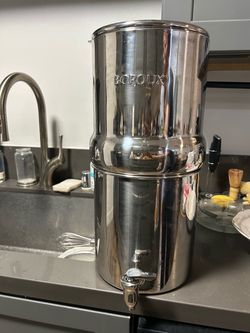 Boroux Stainless Steel Gravity Water Filter