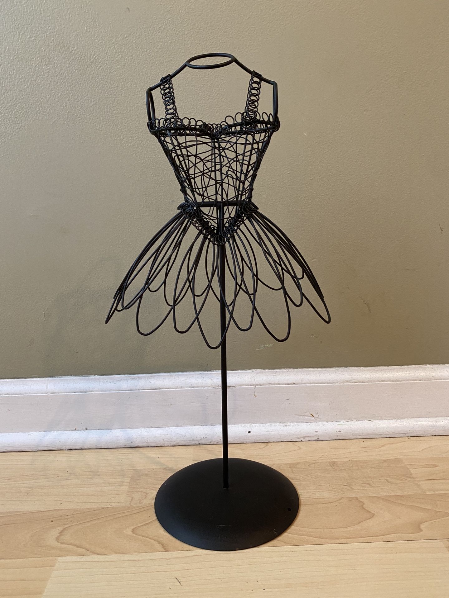 Wire Dress Form Jewelry Stand. ITEM STILL AVAILABLE