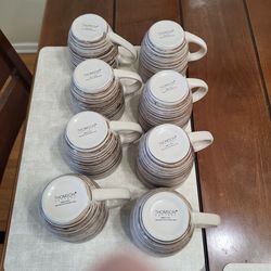 Thomson Pottery Set of 8- 14 oz Coffee Cups