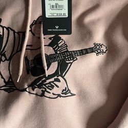 Pink true religion hood