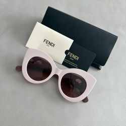 Fendi Cat-Eye Two Tone Sunglasses