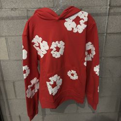 Denim tears hoodie red 