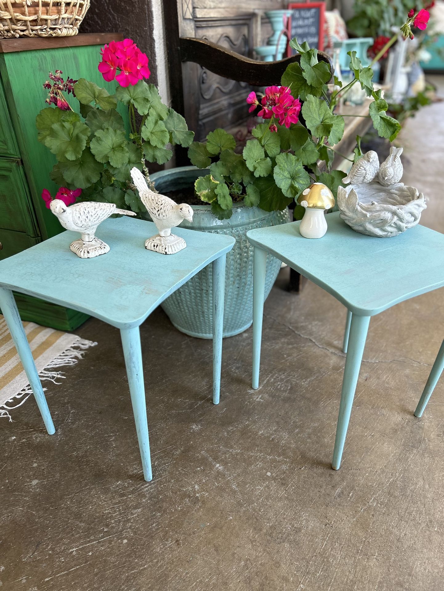 2 Matching Wood Tables