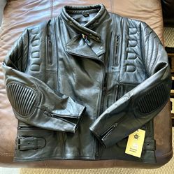 Harley Davidson :( Made By “Pure Leather Gold” Riding Jacket 
