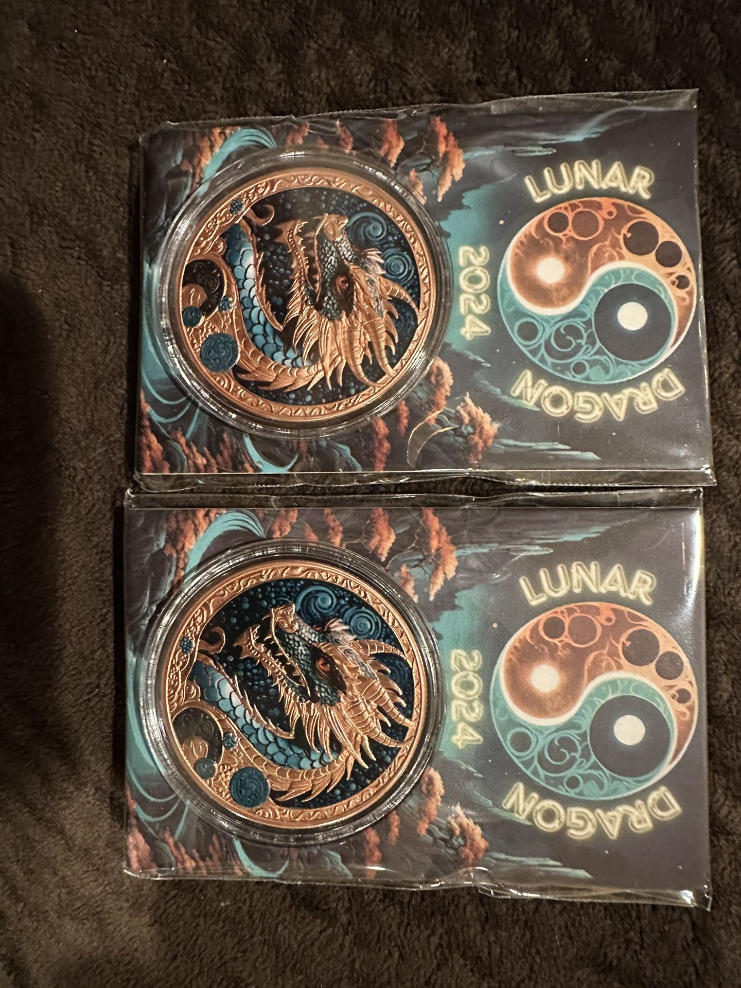 2024 Copper Lunar Dragon Coin