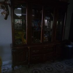 Antique Vintage China Cabinet 