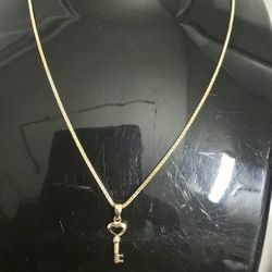 Cadena Oro 10k Y Dije 14k 