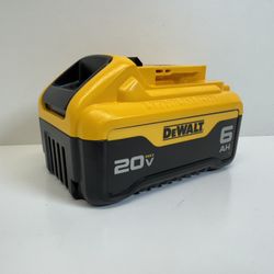 Brand New DeWalt 20V MAX Lithium-Ion 6.0Ah Battery
