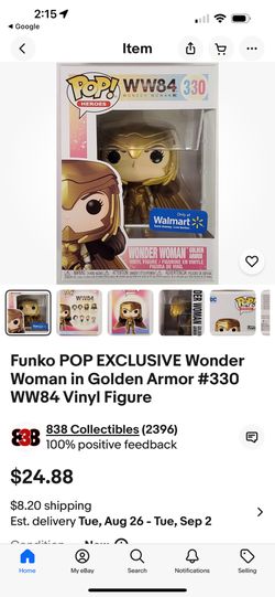 Funko Pop Wonder Woman 