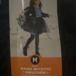 Kids Dark Mystic Unicorn Costume 