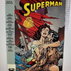 “RARE” ERROR “The Death of Superman” Comic Book. “1st EDITION PRINT”!!!1993. “YELLOW”Superman LETTERS on COVER!!!😎