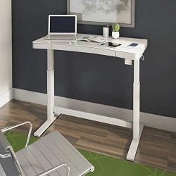 Adjustable Desk With Wireless Phone Charging