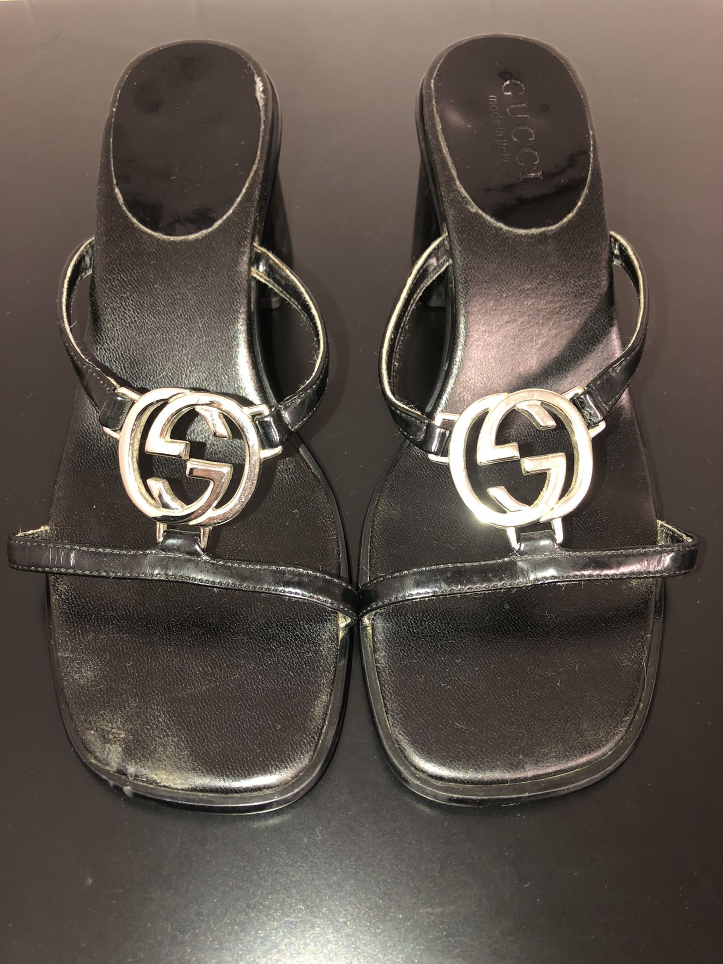 ❤️ Gucci Black Sandals Size: 37