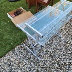 Glass Desk