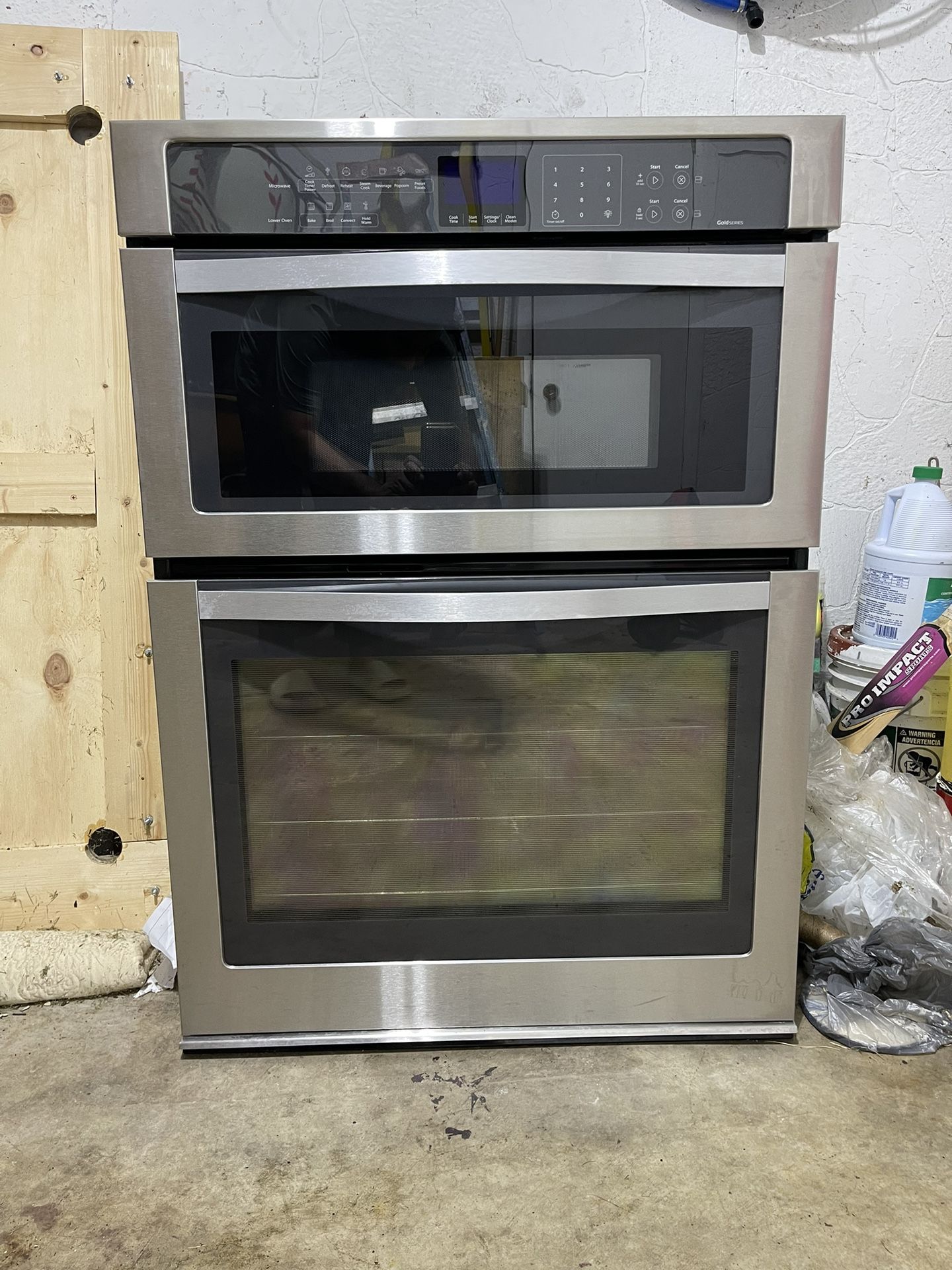 Whirlpool 30 in. Electric Wall Oven & Microwave Combo in. Stainless Steel
