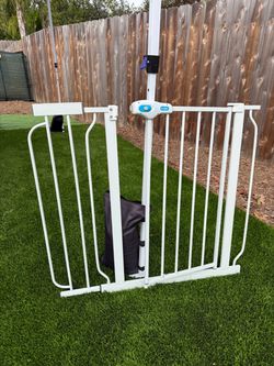 White Metal Safety Gate