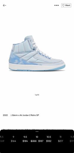 J. Balvin x Air Jordan 2 Retro SP Size 10