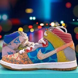 🔥 Own a Piece of Skate Art History — Nike SB Dunk High “Thomas Campbell What The Dunk” (2017) 🔥