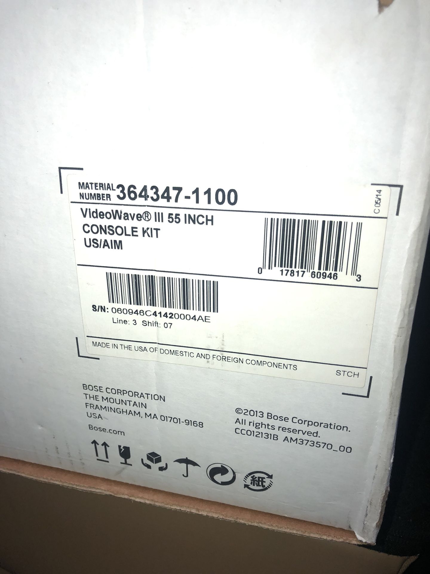 Bose Videowave III 55 Inch Home Entertainment System-Bluetooth+WiFi