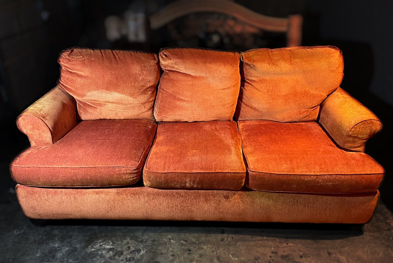 Orange Sofa