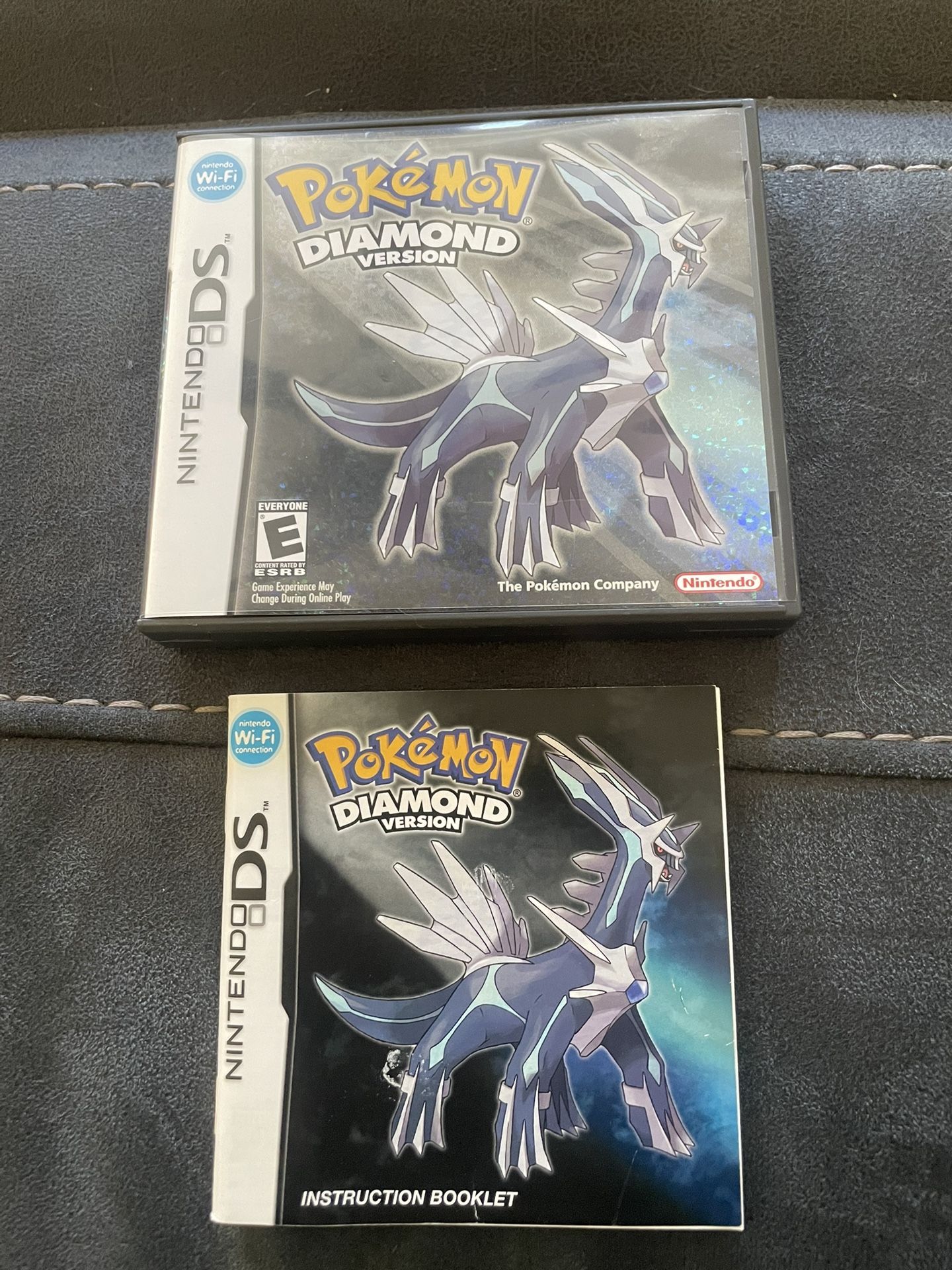 Nintendo DS - Pokemon Diamond Version - Case, Manual Only - NO GAME