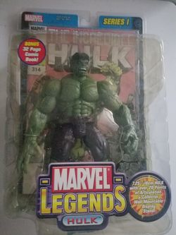 Marvel Legends series 1 The Incredible HULK action figure new in package