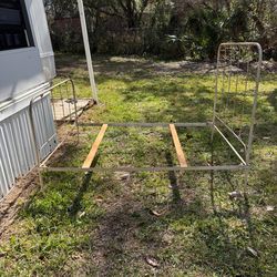 Antique 3/4 bed frame