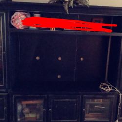 black entertainment center