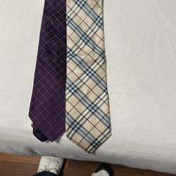 Burberry And Valentino Ties 