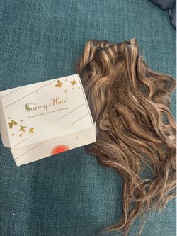 18inch hair extensions (USED ONCE)