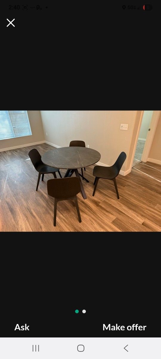 Ikea Dining Table With Chairs