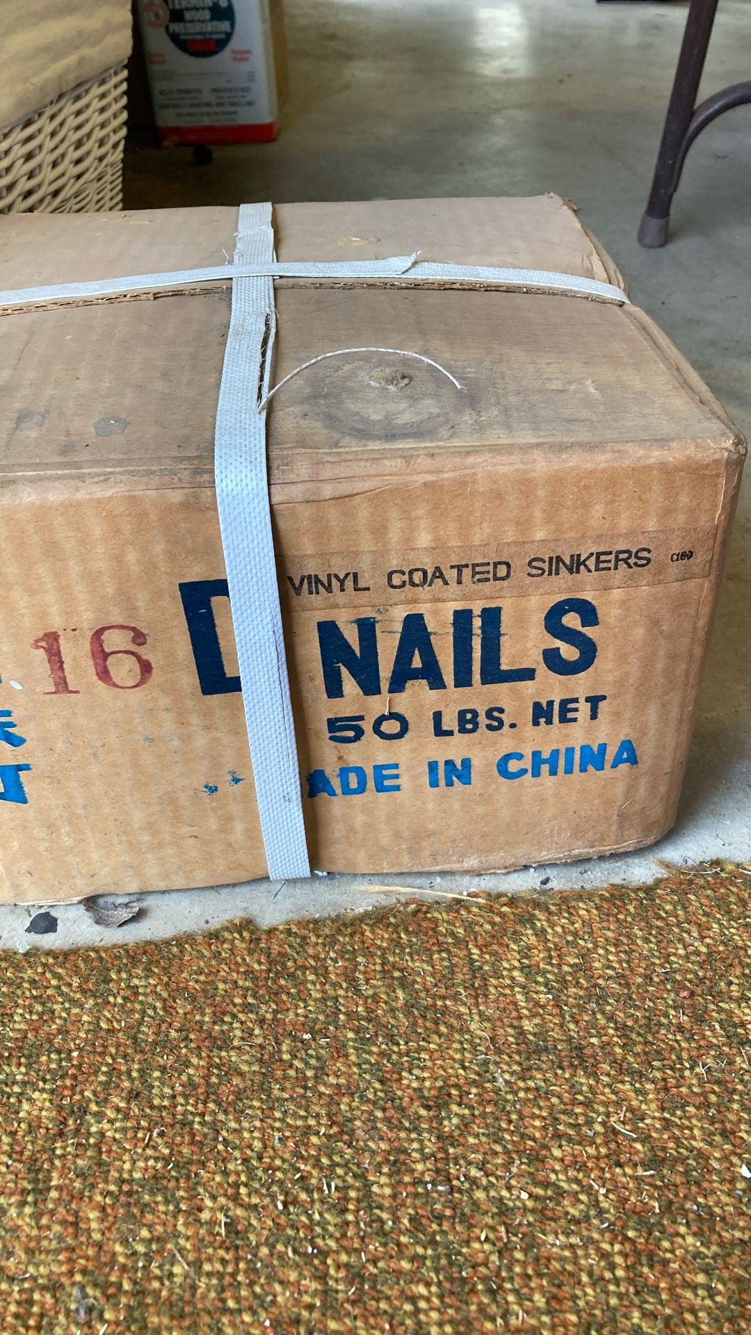 Box Of Sinker Nails - 50 Lbs