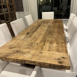 Restoration Hardware Salvaged Wood Dining Table