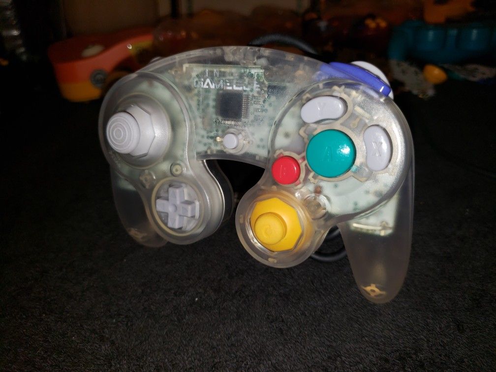 Nintendo GameCube Original Clear Controller - Tight