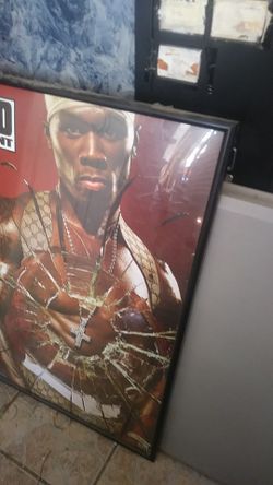 50 Cent poster frame